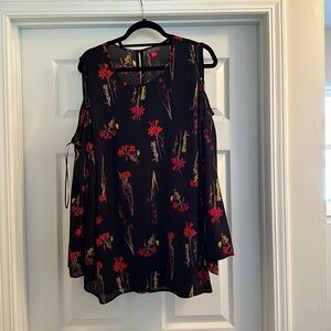 Vince camuto floral blouse